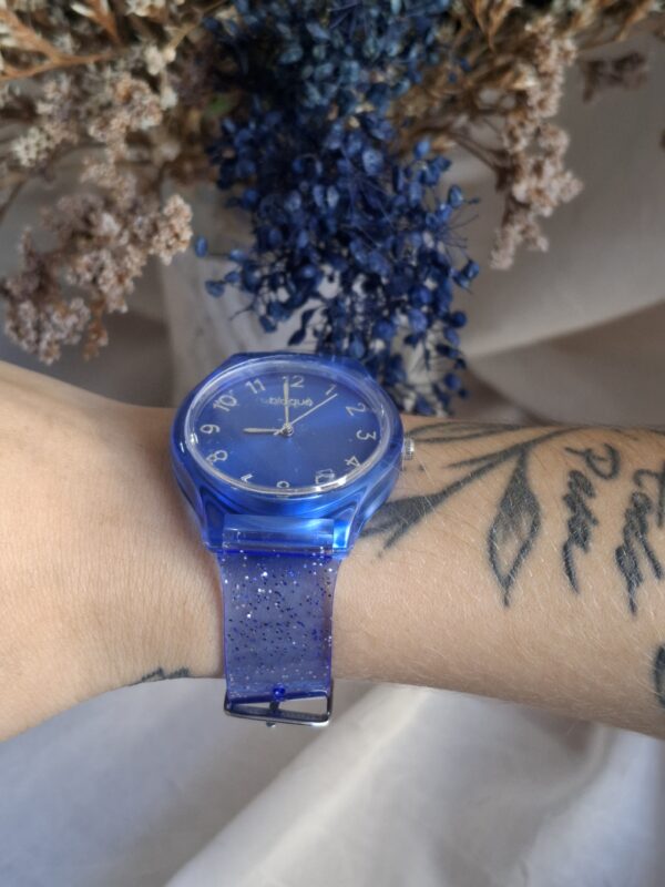 RELOJ AZUL BRILLO 13722