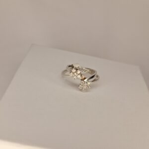 ANILLO DOBLE FLOR 11164