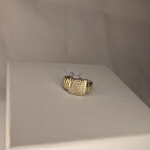 ANILLO SAN BENITO PLATA Y ORO 14238