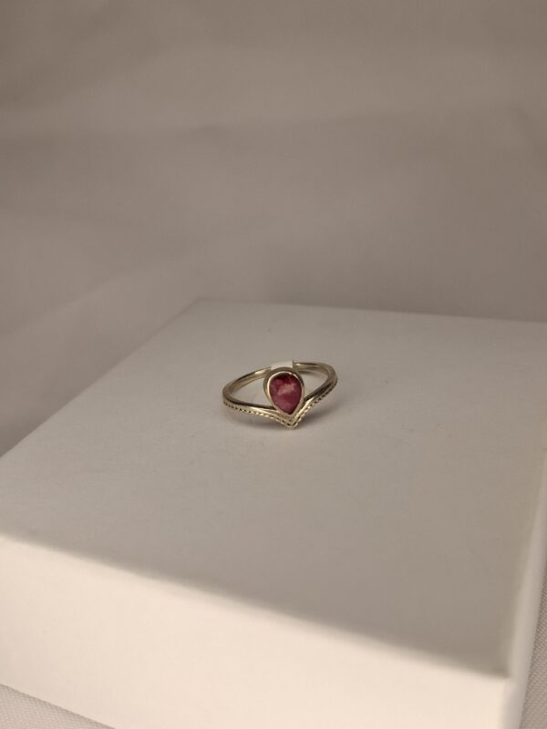 ANILLO TURMALINA ROSA 13198