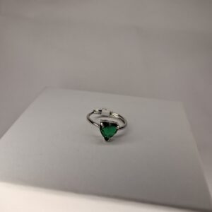 ANILLO CORAZON VERDE 14108