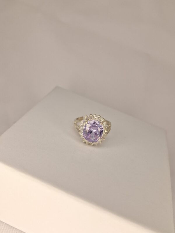 ANILLO CUBIC DIAMANTE VIOLETA 14277