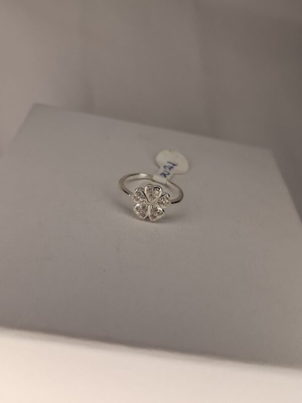 ANILLO TREBOL CUBIC 14284