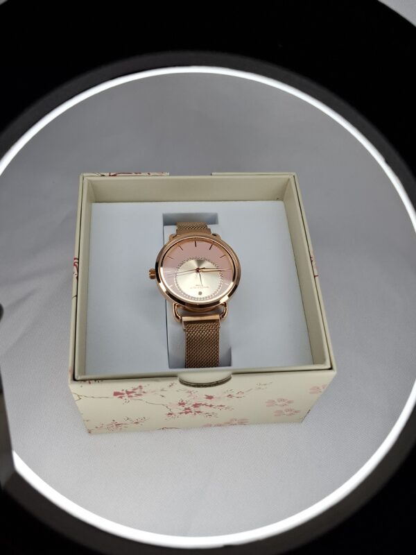 RELOJ MALLA TEJIDA ROSE 14298